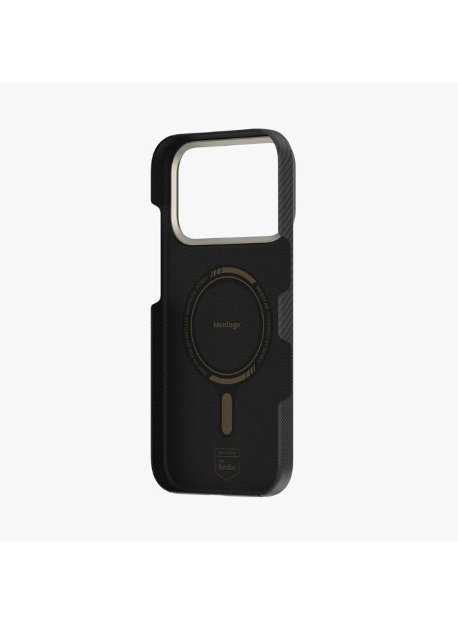 بينكس جراب Benks المميز لهاتف iPhone 17 Pro بتصميم مونتاج فني، متوافق مع زر التحكم بالكاميرا، ومتوافق مع MagSafe، جراب حماية عسكري مصنوع من ألياف كيفلر من دوبونت - Image 5